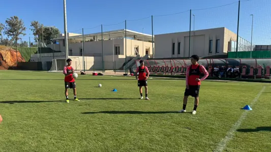 بالصور: منتخب الناشئين يختتم تحضيراته للقاء تنزانيا في نصف نهائي كأس أفريقيا