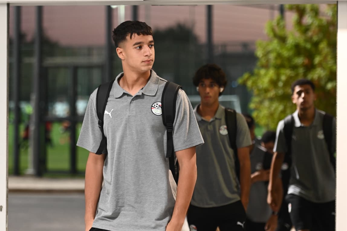 منتخب مصر تحت ١٧ سنة قبل مواجهة قطر الودية