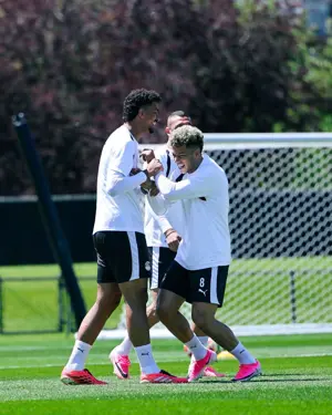 بالصور.. منتخب مصر يواصل استعداداته لمواجهة بلجيكا