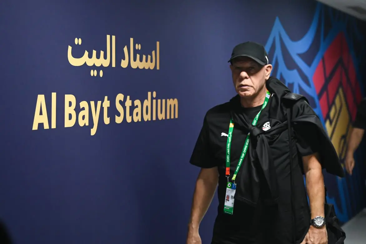 منتخب مصر المشارك في كأس العرب يصل لملعب البيت قبل مواجهة الأردن
