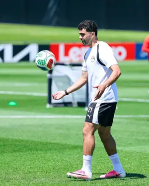 بالصور.. منتخب مصر يواصل استعداداته لمواجهة بلجيكا