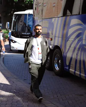 بالصور: منتخب مصر يتحرك لملعب مرسيدس بنز في اتلانتا قبل مواجهة الأرجنتين