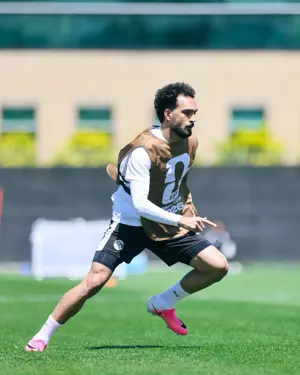 بالصور.. منتخب مصر يواصل استعداداته لمواجهة بلجيكا