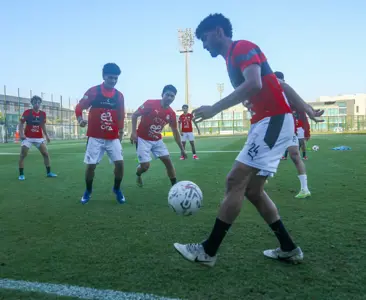 لقطات من تدريبات منتخب مصر للشباب استعداداً لتصفيات شمال أفريقيا