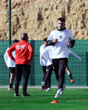 منتخب مصر يبدأ استعداداته لمواجهة جنوب أفريقيا 