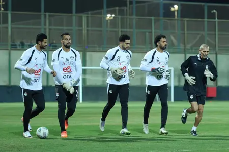 منتخب مصر يخوض ثاني  تدريباته بمركز المنتخبات الوطنية استعدادا لوديتي السعودية و إسبانيا 