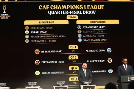 صور مراسم قرعة دوري الأبطال وكأس الكونفدرالية بمقر الاتحاد المصري