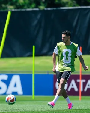 بالصور.. منتخب مصر يواصل استعداداته لمواجهة بلجيكا