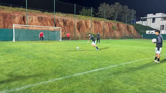 بالصور: منتخب مصر للناشئين يختتم تحضيراته لمواجهة المغرب