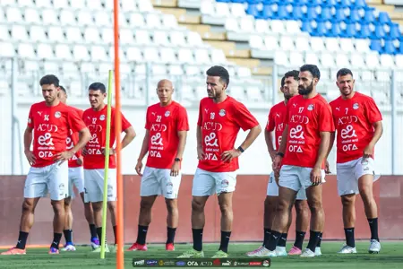 منتخب مصر يختتم تدريباته في الدار البيضاء قبل لقاء جيبوتي غدا