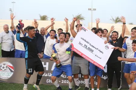 بالصور: نهائي بطولة الجمهورية للقطاعات مواليد 2007