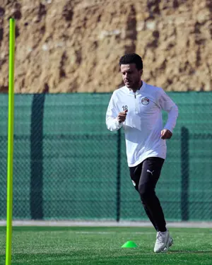 منتخب مصر يبدأ استعداداته لمواجهة جنوب أفريقيا 