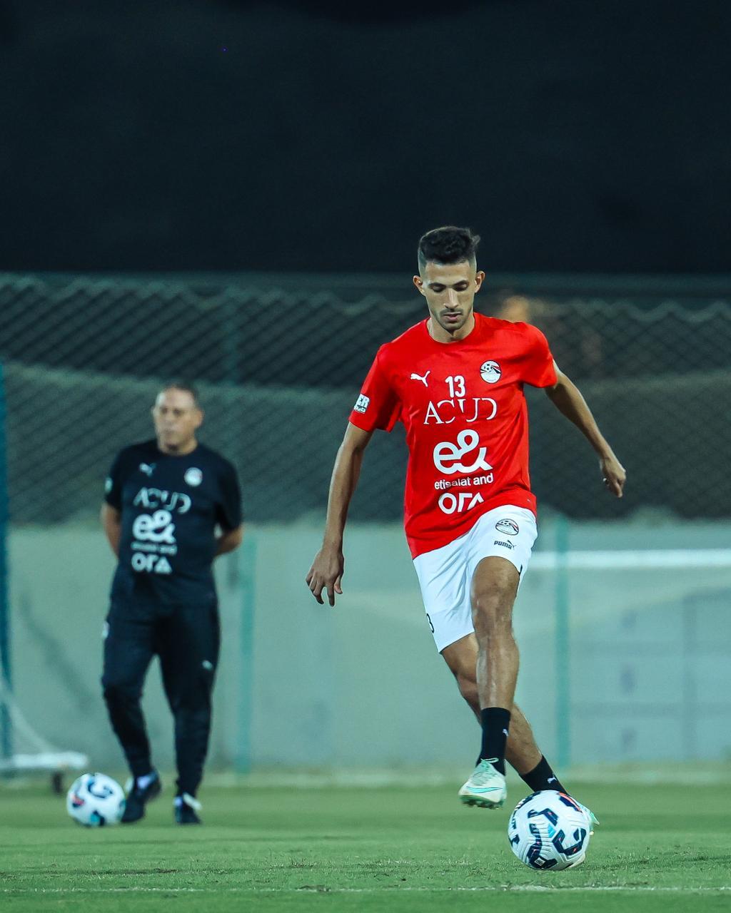 منتخب مصر يختتم تحضيراته لمواجهة أوزبكستان في دورة العين