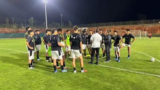بالصور: منتخب الناشئين يواصل تحضيراته لمواجهة كوت ديفوار