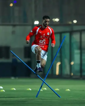 منتخب مصر يخوض ثاني  تدريباته بمركز المنتخبات الوطنية استعدادا لوديتي السعودية و إسبانيا 