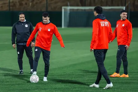 منتخب مصر يختتم تدريباته استعداداً لمواجهة زيمبابوي غداً 