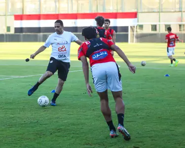 لقطات من تدريبات منتخب مصر للشباب استعداداً لتصفيات شمال أفريقيا