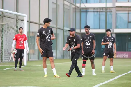 بالصور: منتخب الشباب يواصل استعداداته لمواجهة روسيا ودياً