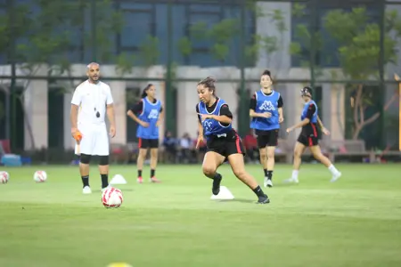 بالصور: الاتحاد المصري يستضيف منتخب تونس للسيدات
