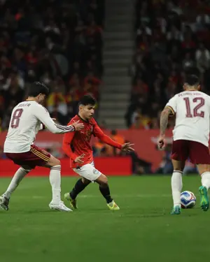 بالصور .. منتخب مصر يتعادل مع إسبانيا بعد أداء رائع