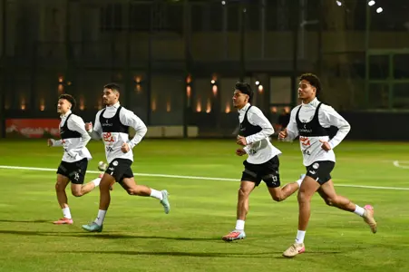 منتخب مصر 2007 يواصل تدريباته استعدادًا لوديتي العراق