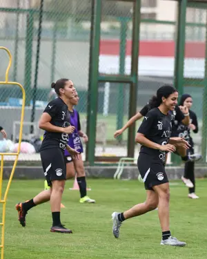 تدريب منتخب الكرة النسائية استعداداً لوديتي تونس