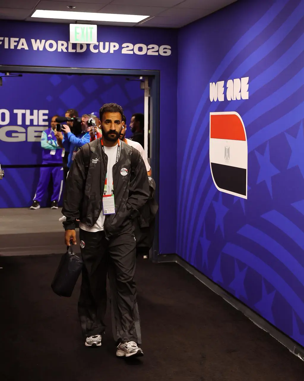 بالصور.. وصول منتخب مصر إلى ملعب مواجهة إيران في المونديال