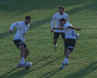 منتخب مصر المشارك في كأس العرب يختتم تدريباته قبل اللقاء الثاني أمام الجزائر غدا