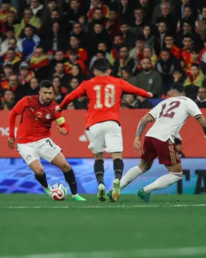 بالصور .. منتخب مصر يتعادل مع إسبانيا بعد أداء رائع