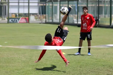 بالصور: منتخب الناشئين يواصل استعداداته لكأس الأمم الأفريقية