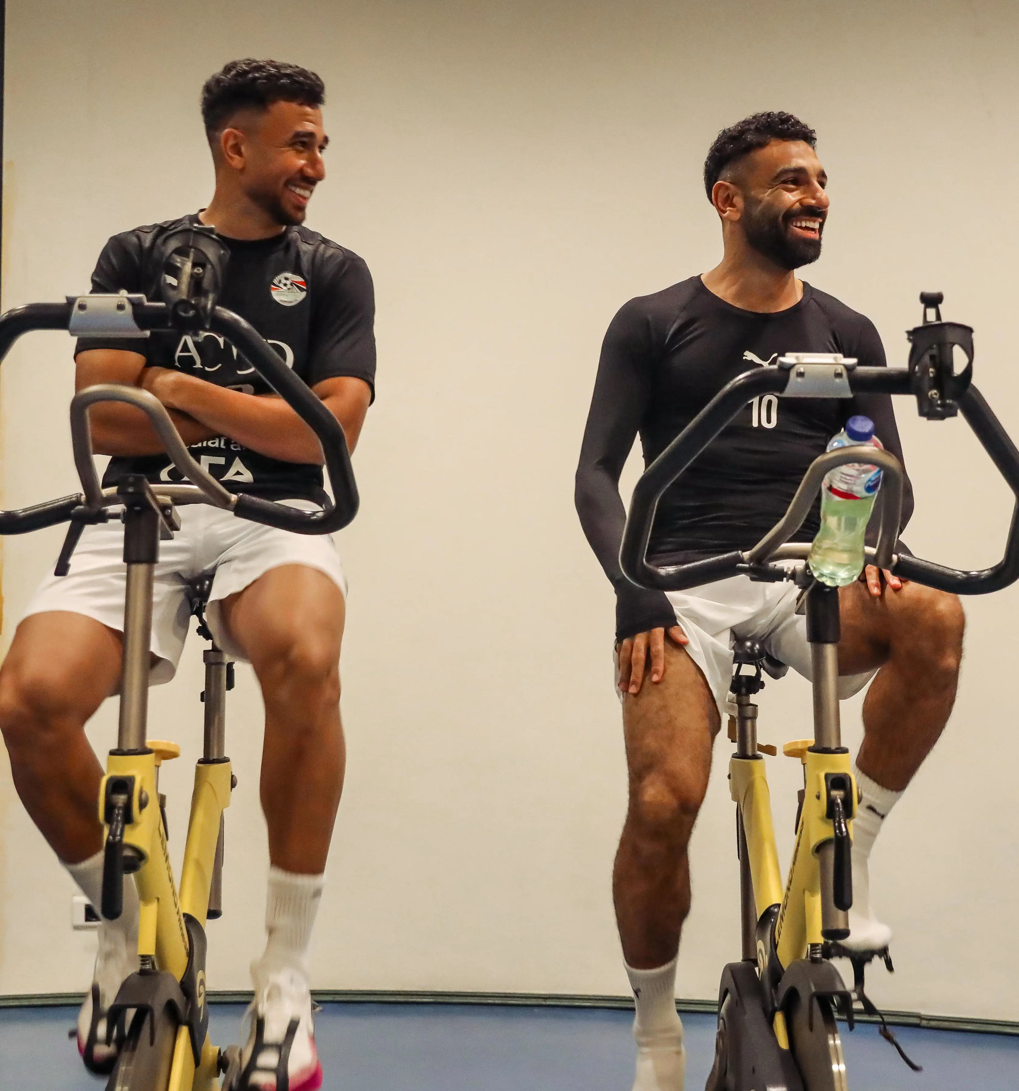 تدريبات بدنية وجلسات استشفاء لمنتخب مصر قبل السفر إلى واجادوجو