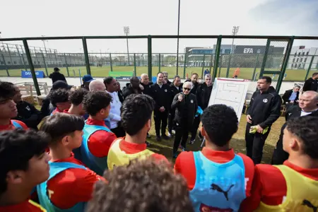 وحدات تدريبية متقدمة فى اليوم الثاني لدبلومة الرخصة الأفريقية (Pro1) لكرة القدم 