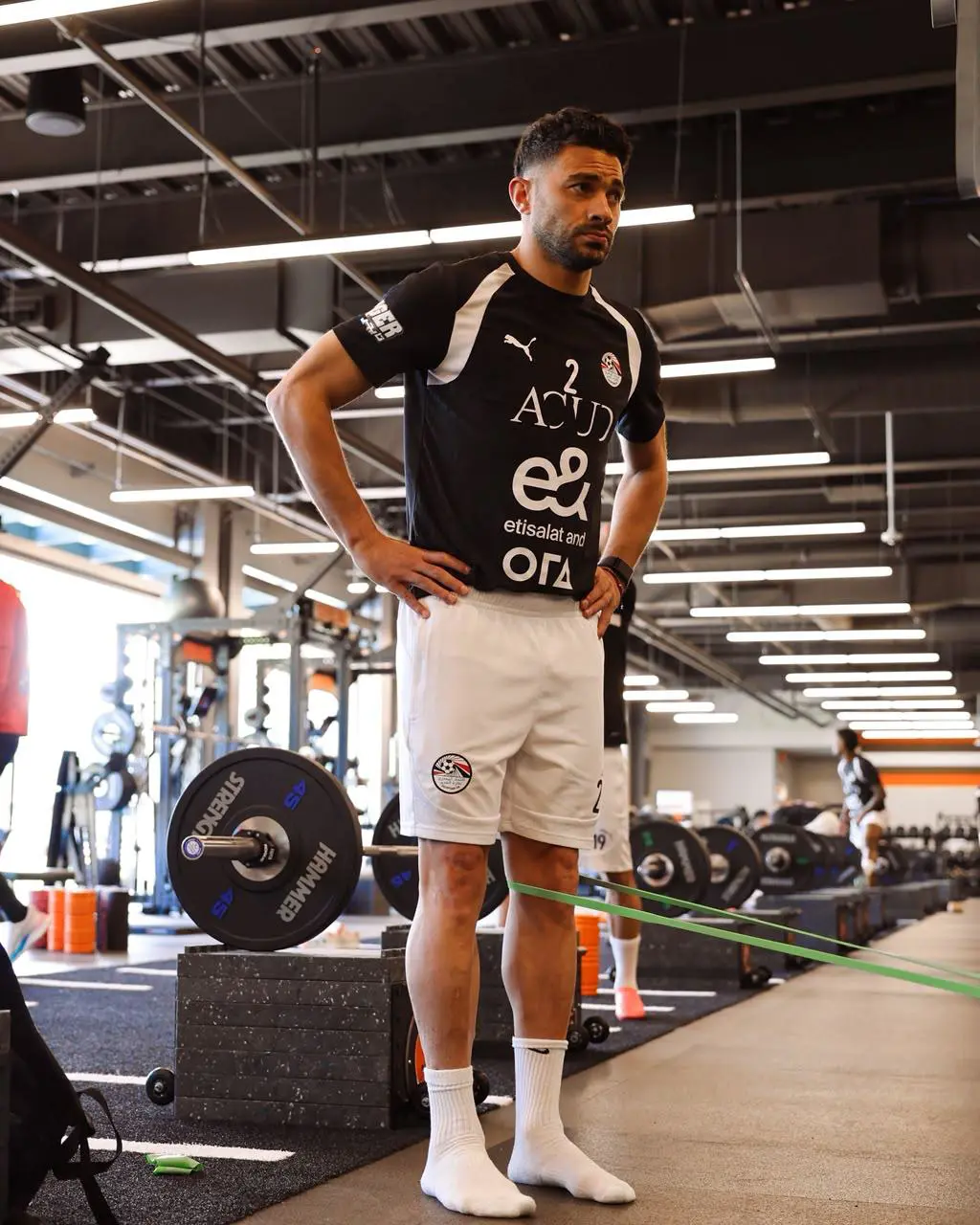 منتخب مصر يواصل تدريباته استعداداً لودية البرازيل  