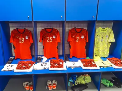 وصول منتخب مصر لملعب إسبانيول قبل مواجهة إسبانيا