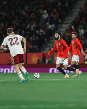 بالصور .. منتخب مصر يتعادل مع إسبانيا بعد أداء رائع