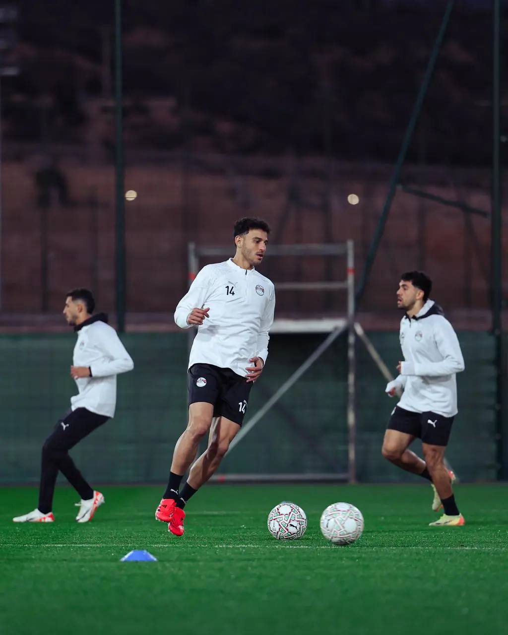 منتخب مصر يواصل تدريباته قبل مواجهة كوت ديفوار