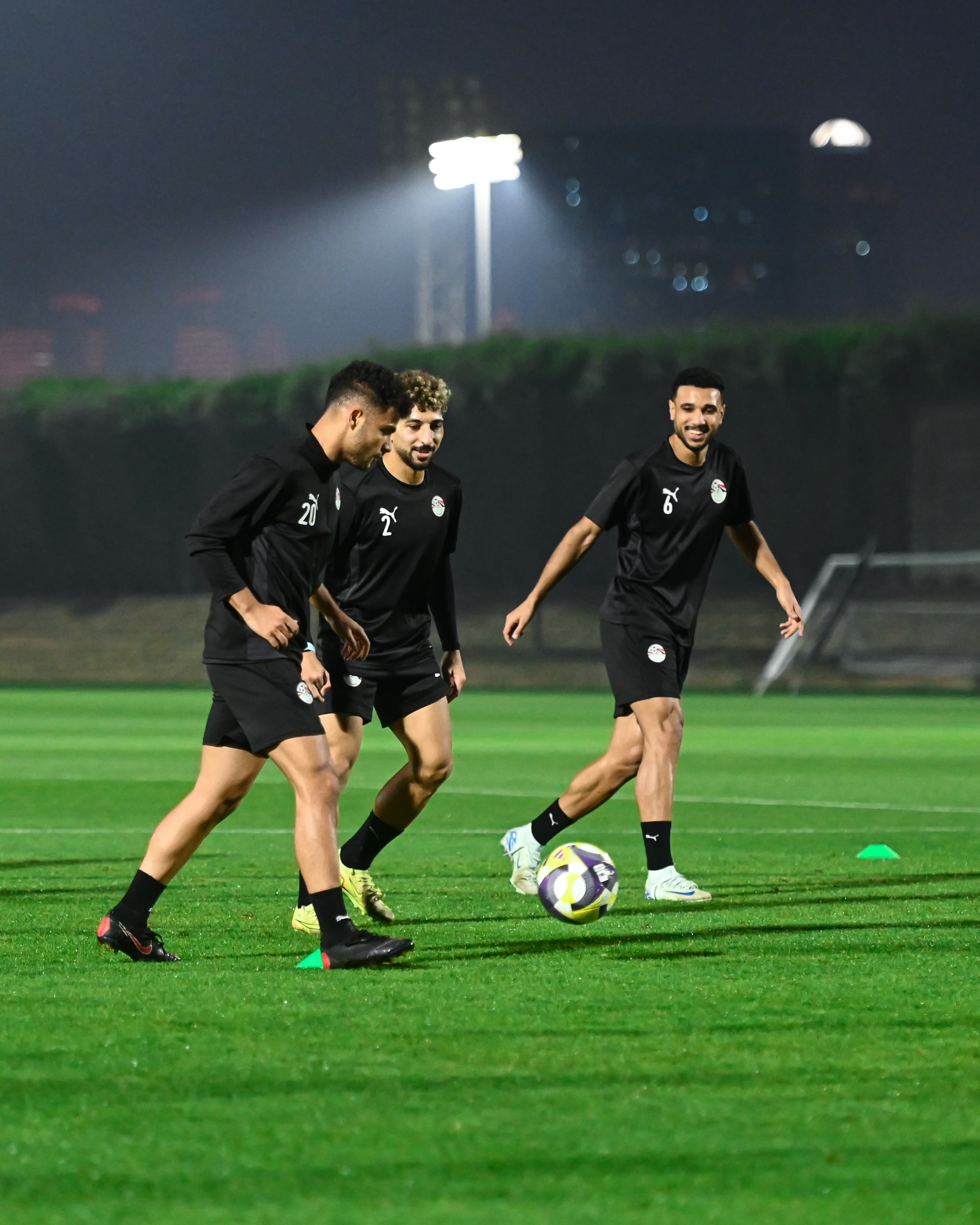 تدريبات منتخب مصر المشارك في كأس العرب استعدادا لمواجهة الأردن