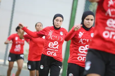 بالصور: تدريب منتخب السيدات