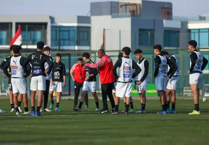 تدريب منتخب الناشئين استعدادا لكأس أفريقيا