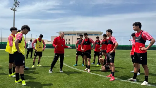 بالصور: تدريبات منتخب الناشئين في المغرب استعدادا لكأس أفريقيا