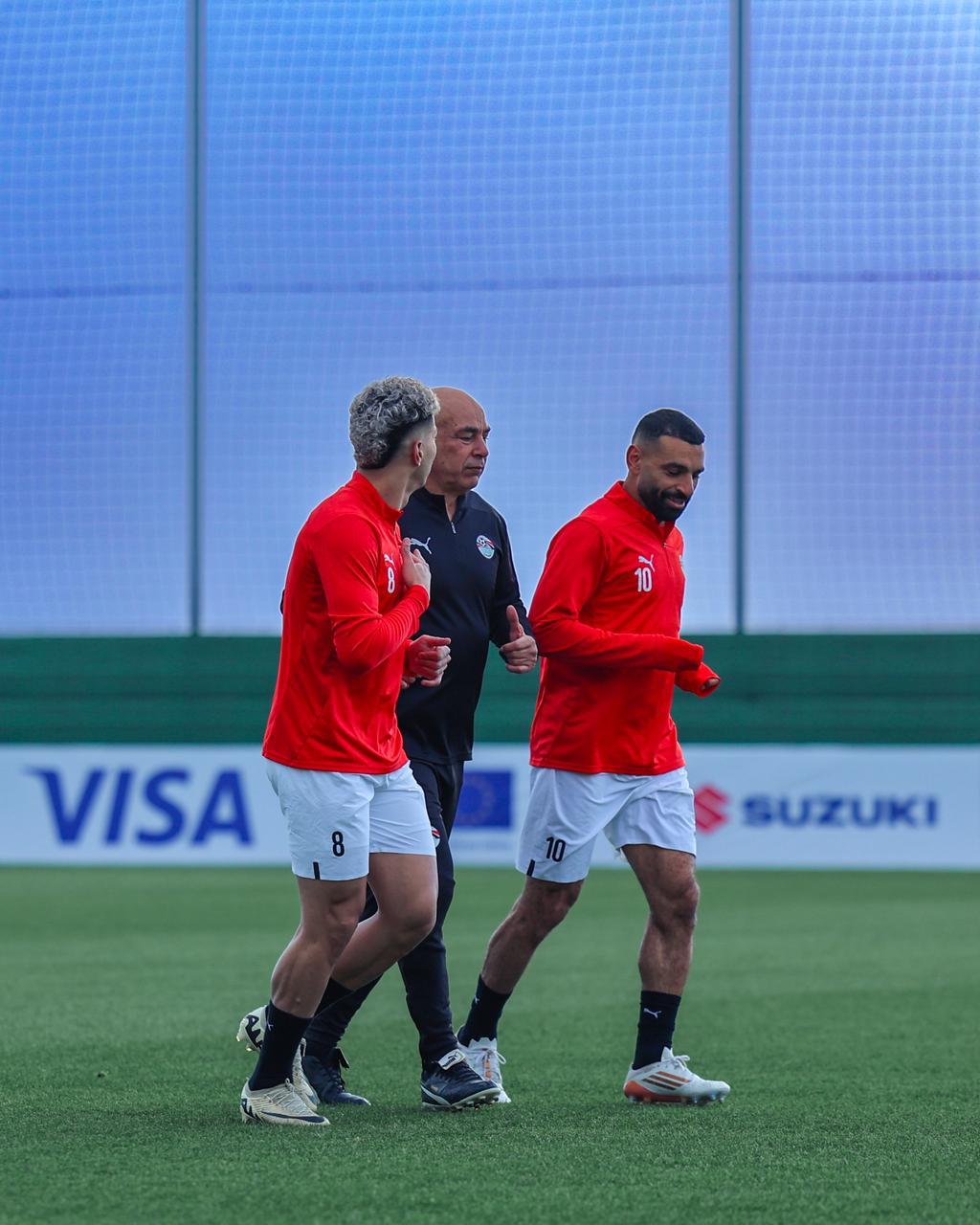 منتخب مصر يختتم تدريباته قبل مواجهة بنين غدًا