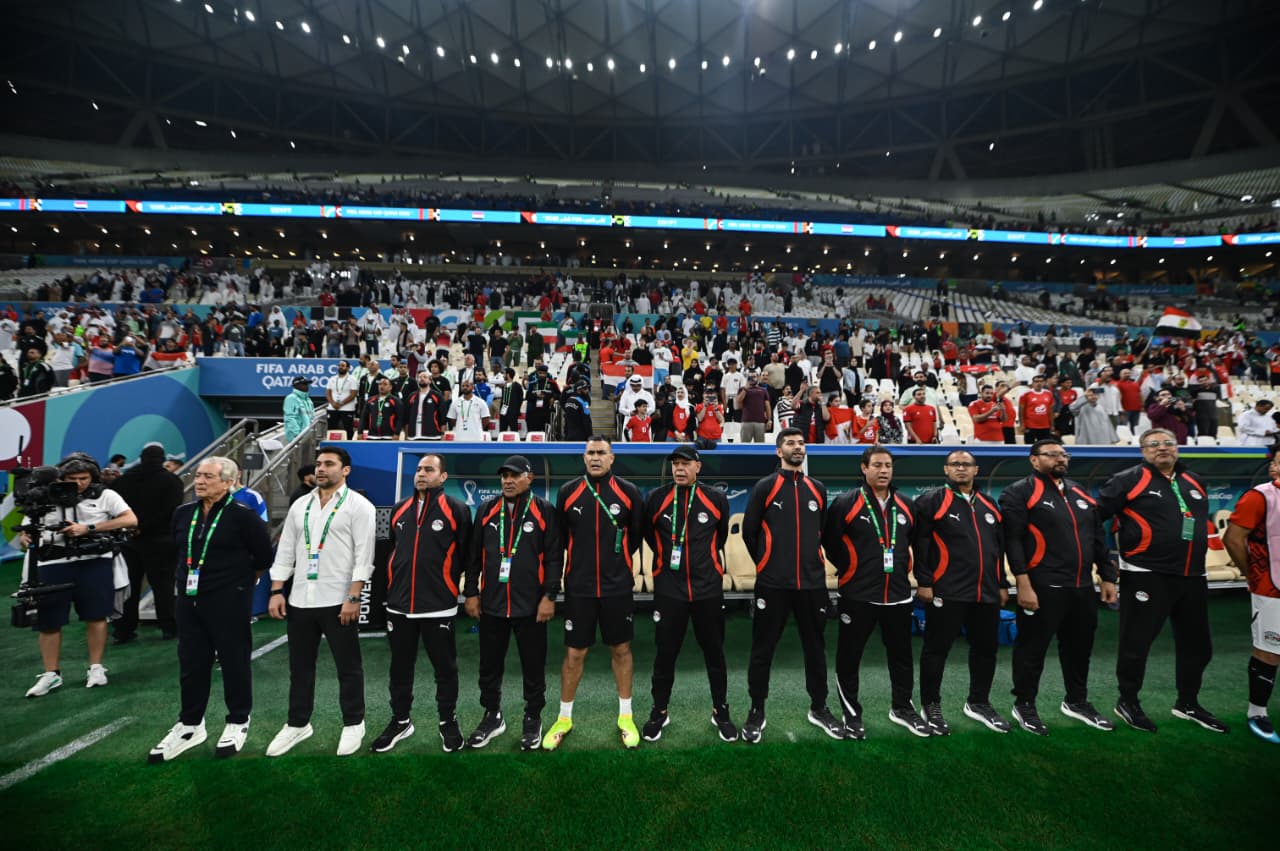 منتخب مصر المشارك في كأس العرب يفتتح مشواره بالتعادل مع الكويت