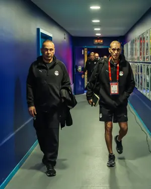 وصول منتخب مصر لملعب إسبانيول قبل مواجهة إسبانيا