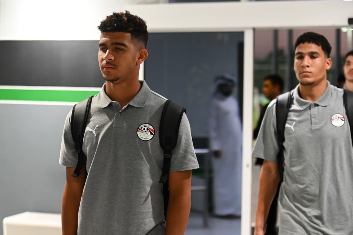 منتخب مصر تحت ١٧ سنة قبل مواجهة قطر الودية