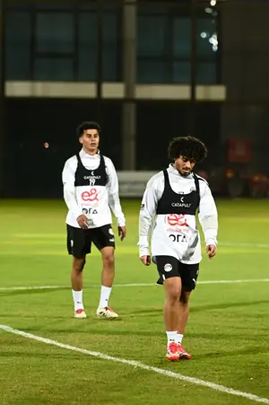 منتخب مصر 2007 يواصل تدريباته استعدادًا لوديتي العراق