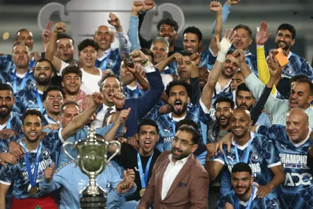بالصور: مراسم تتويج بيراميدز بكأس مصر