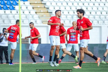 منتخب مصر يختتم تدريباته في الدار البيضاء قبل لقاء جيبوتي غدا