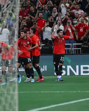 بالصور.. الهدف الرابع لمنتخب مصر (عمر مرموش)