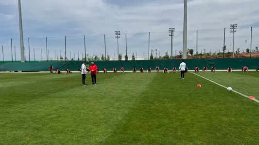 بالصور: تدريبات منتخب الناشئين في المغرب استعدادا لكأس أفريقيا