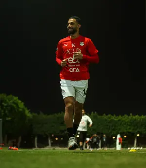 تدريب منتخب مصر المشارك في كأس العرب استعدادًا لمواجهتي الجزائر